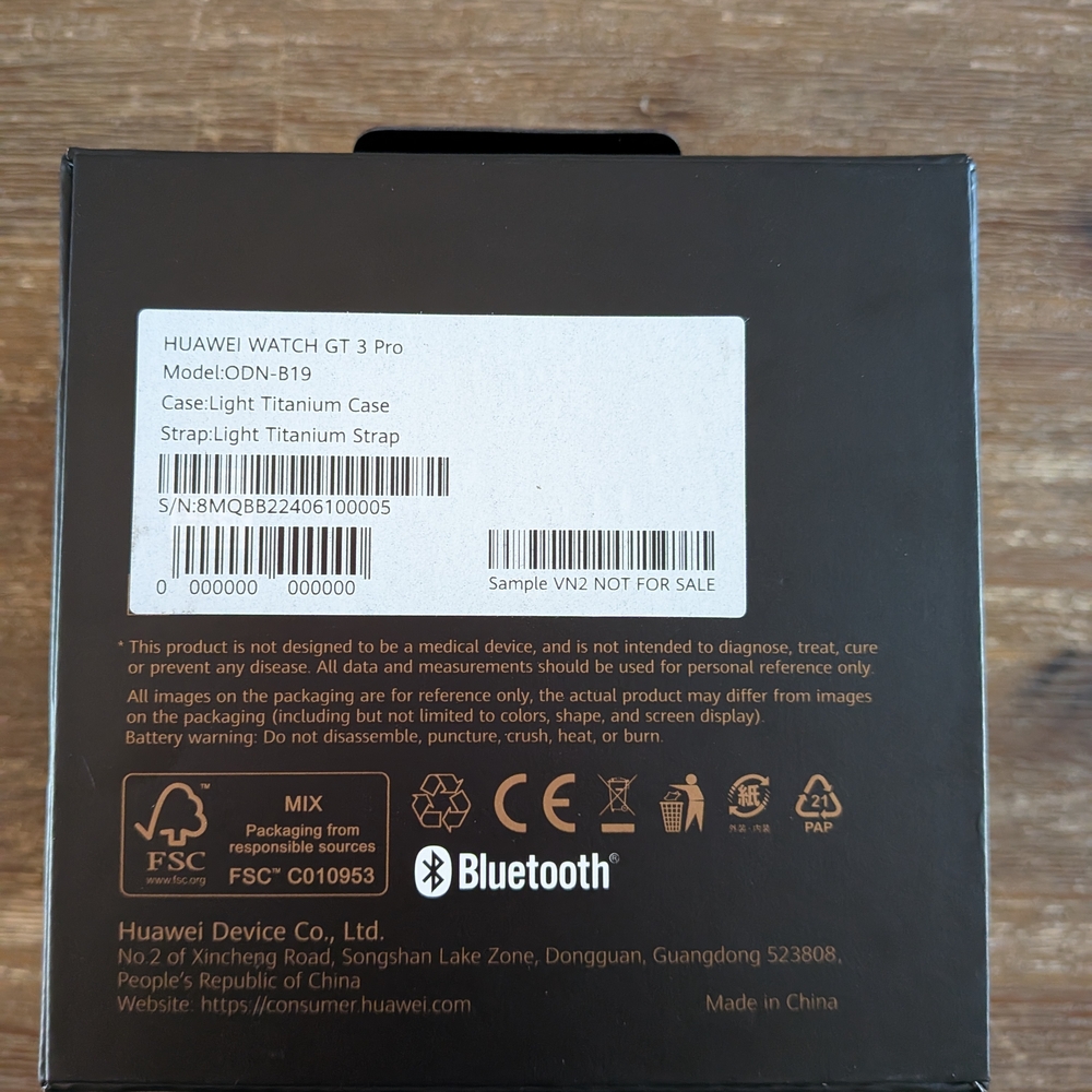 Huawei Watch GT 3 Pro Titanium Smartwatch – 46mm – Sapphire Glass – NEW - Picture 5 of 5